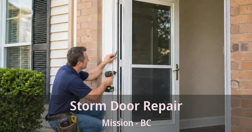 Storm Door Repair Mission - BC Storm Door Repair Mission - BC